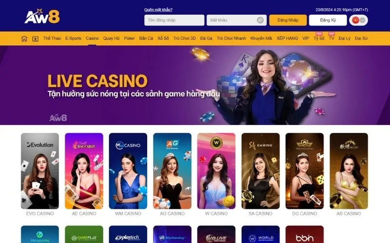 AW8 - Nhà Cái Casino Tặng Thưởng Sinh Nhật Lên Đến 18 Triệu VNĐ