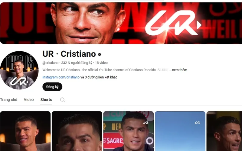 Cristiano Ronaldo quyết định lập kênh Youtube