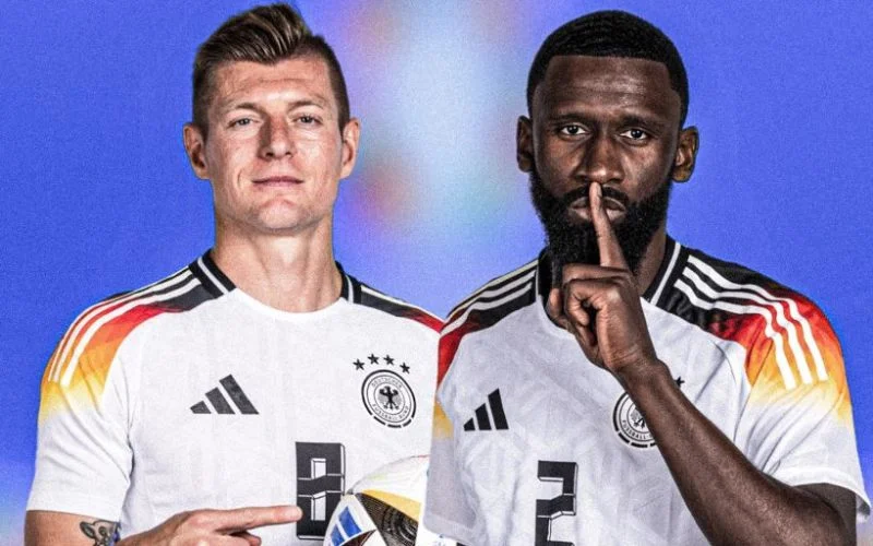 Kroos và Rudiger từng là trụ cột tại Euro 2024