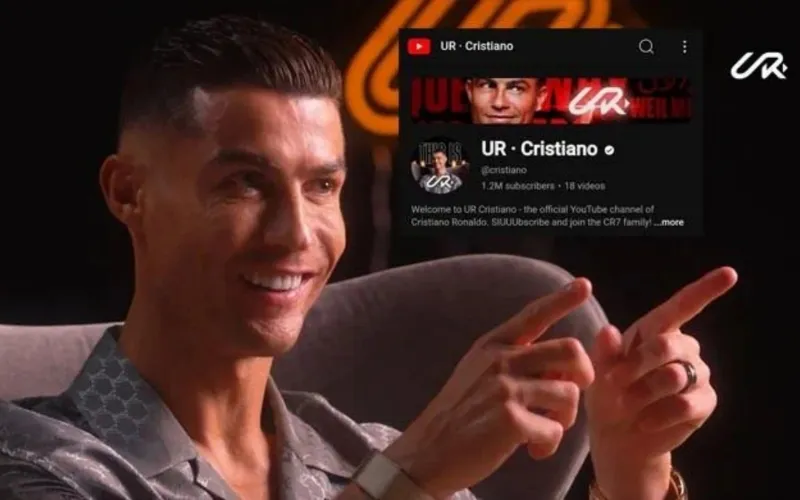 Ronaldo thiết lập kỷ lục khi mở tài khoản Youtube