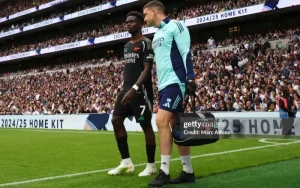 Arsenal nhận tin vui từ Bukayo Saka