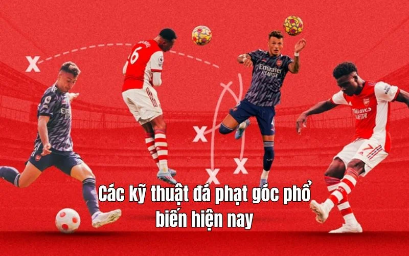 Các kỹ thuật phổ biến trong đá phạt góc phổ biến hiện nay