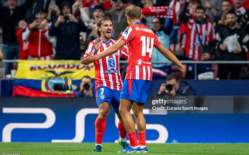 Griezmann thăng hoa, Atletico Madrid ngược dòng hạ Leipzig