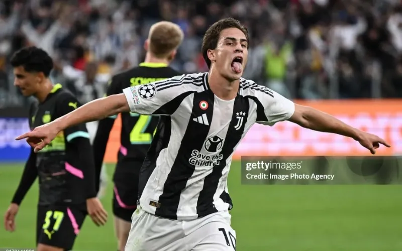 Kenan Yildiz phá kỷ lục tại Juventus