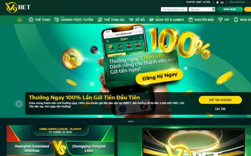 Khuyến Mãi Hấp Dẫn Từ V9bet