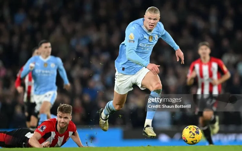 Man City gặp Brentford: Chờ Haaland lập hat-trick của hat-trick