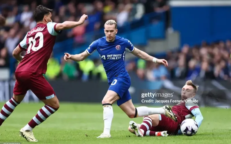 West Ham thua thảm Chelsea trong trận đối đầu gần nhất