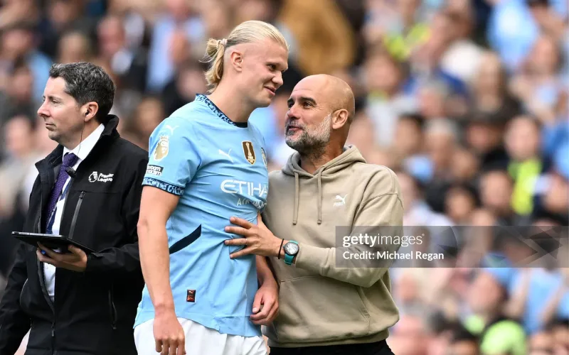 Haaland ngưỡng mộ tài năng của Guardiola.