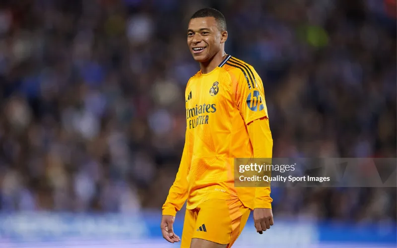 Mbappe lập công cho Real Madrid trước Leganes.