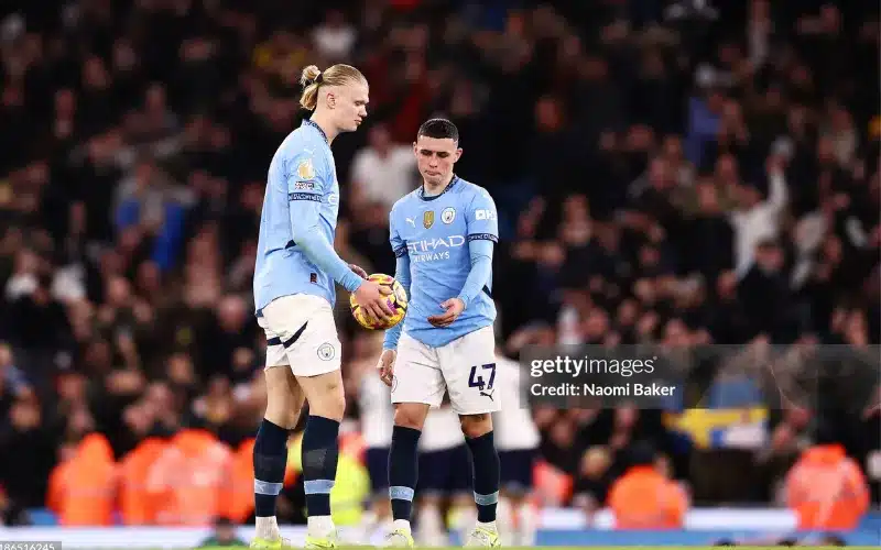 Haaland tịt ngòi trước Tottenham.