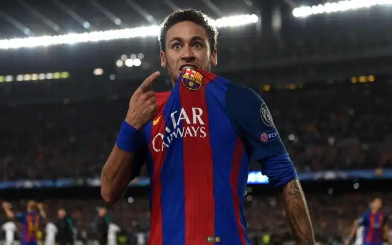 Neymar có được thành công lớn khi thi đấu trong màu áo Barca