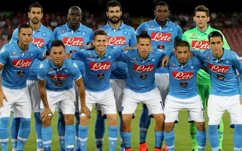 Cập nhật danh sách về sơ đồ chiến thuật Napoli