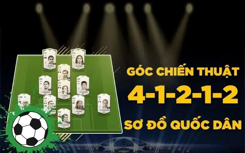 Tổng quan về sơ đồ chiến thuật 4-1-2-1-2