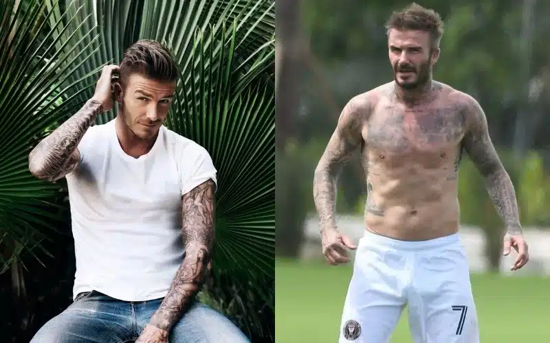 Hình xăm David Beckham trên cánh tay trái có ý nghĩa vô cùng đặc biệ