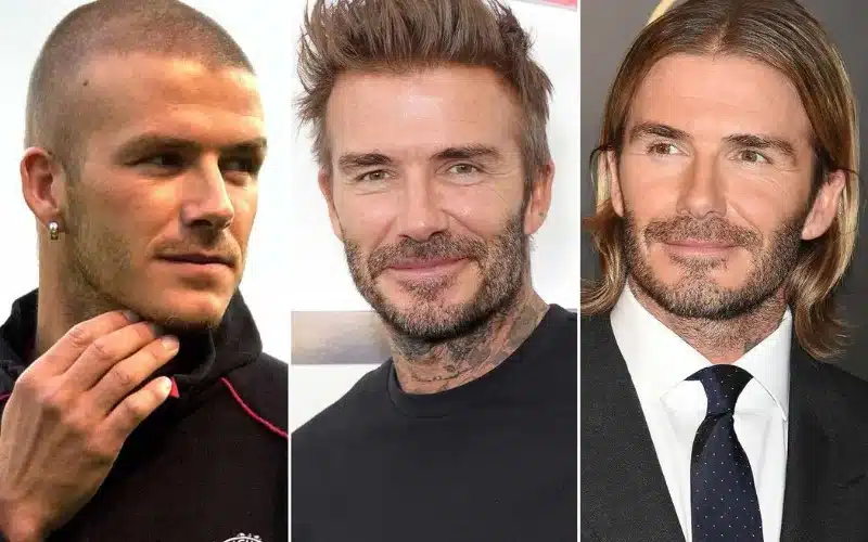 Beckham thường xuyên thử thách bản thân với những kiểu tóc phá cách