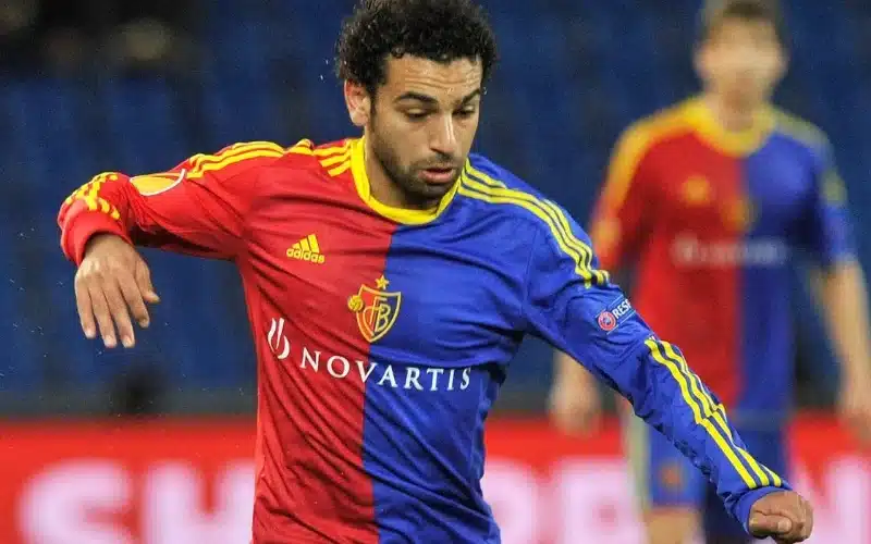 Mohamed Salah bắt đầu sự nghiệp tại Basel với số áo 22