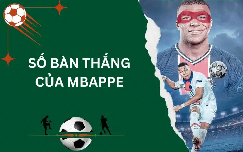 Số bàn thắng của Mbappe