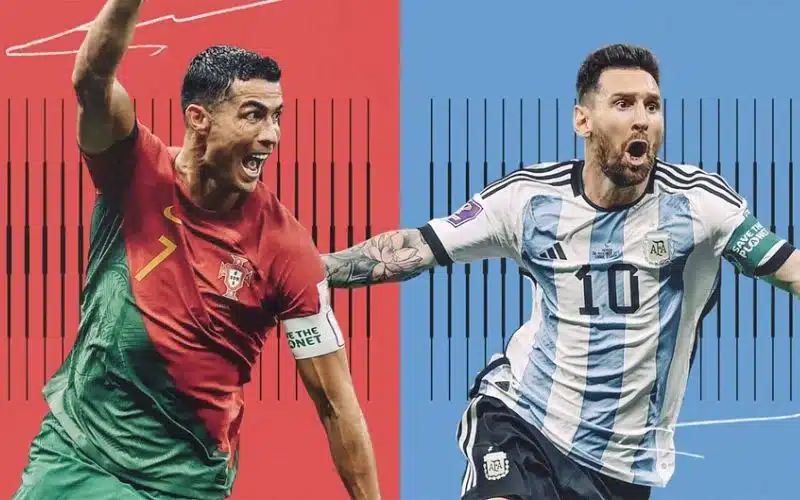 So sánh thành tích thi đấu của Messi và Ronaldo