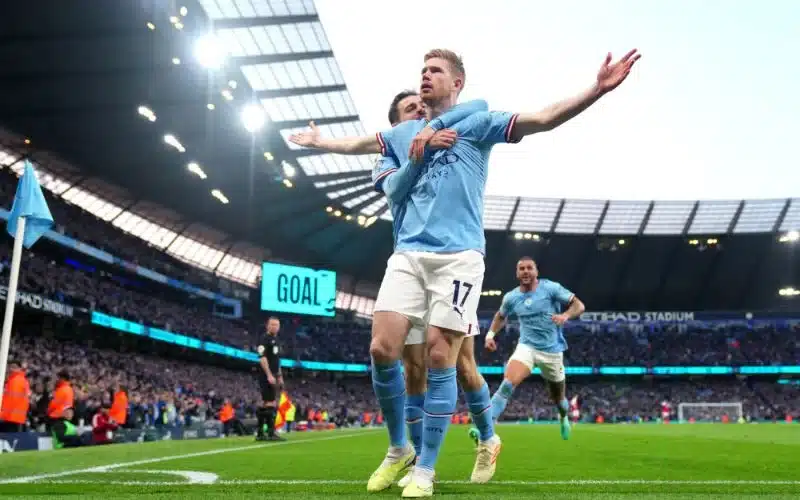 Thống kê số bàn thắng của De Bruyne