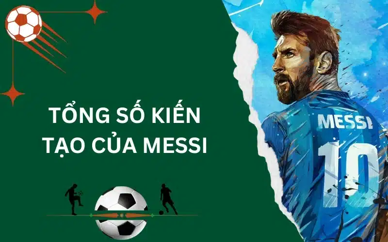 tổng số kiến tạo của Messi