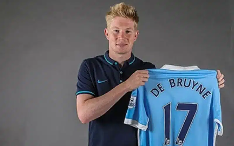 Lịch Sử Số Áo Của Kevin De Bruyne