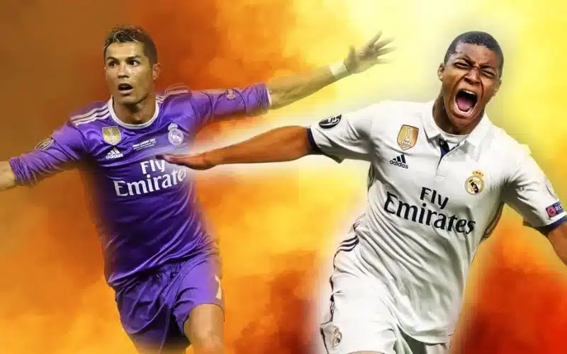 Phong cách chơi khác biệt của Ronaldo và Mbappe