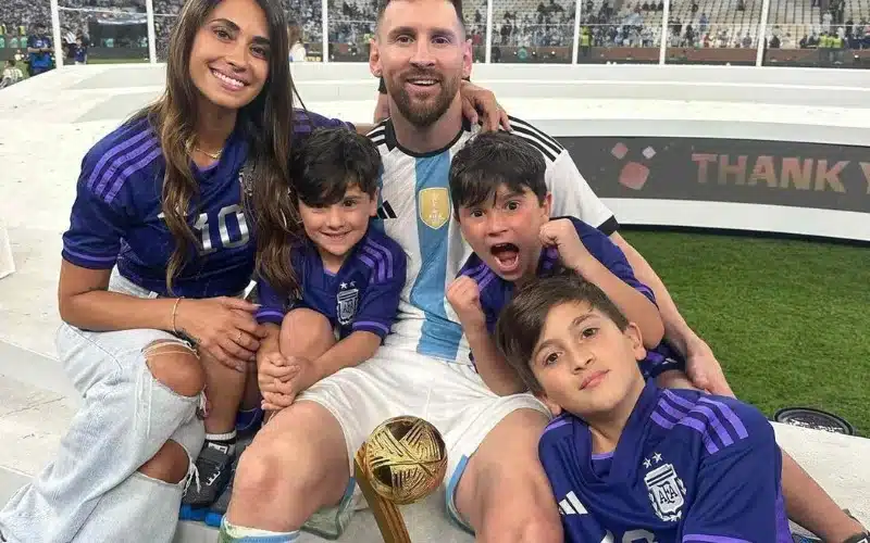 Bật mí thông tin về các con của Messi và người vợ Antonella