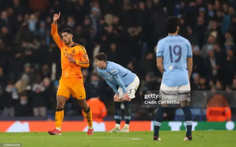 Bellingham trừng phạt sai lầm của Manchester City.