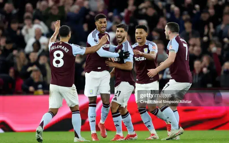 Aston Villa bay cao với Asensio và Rashford.